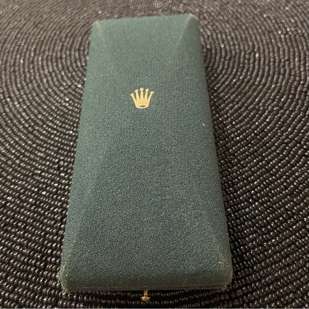 vintage rolex coffin box